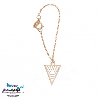 Gold Watch Pendant - Geometric Design-MW0209